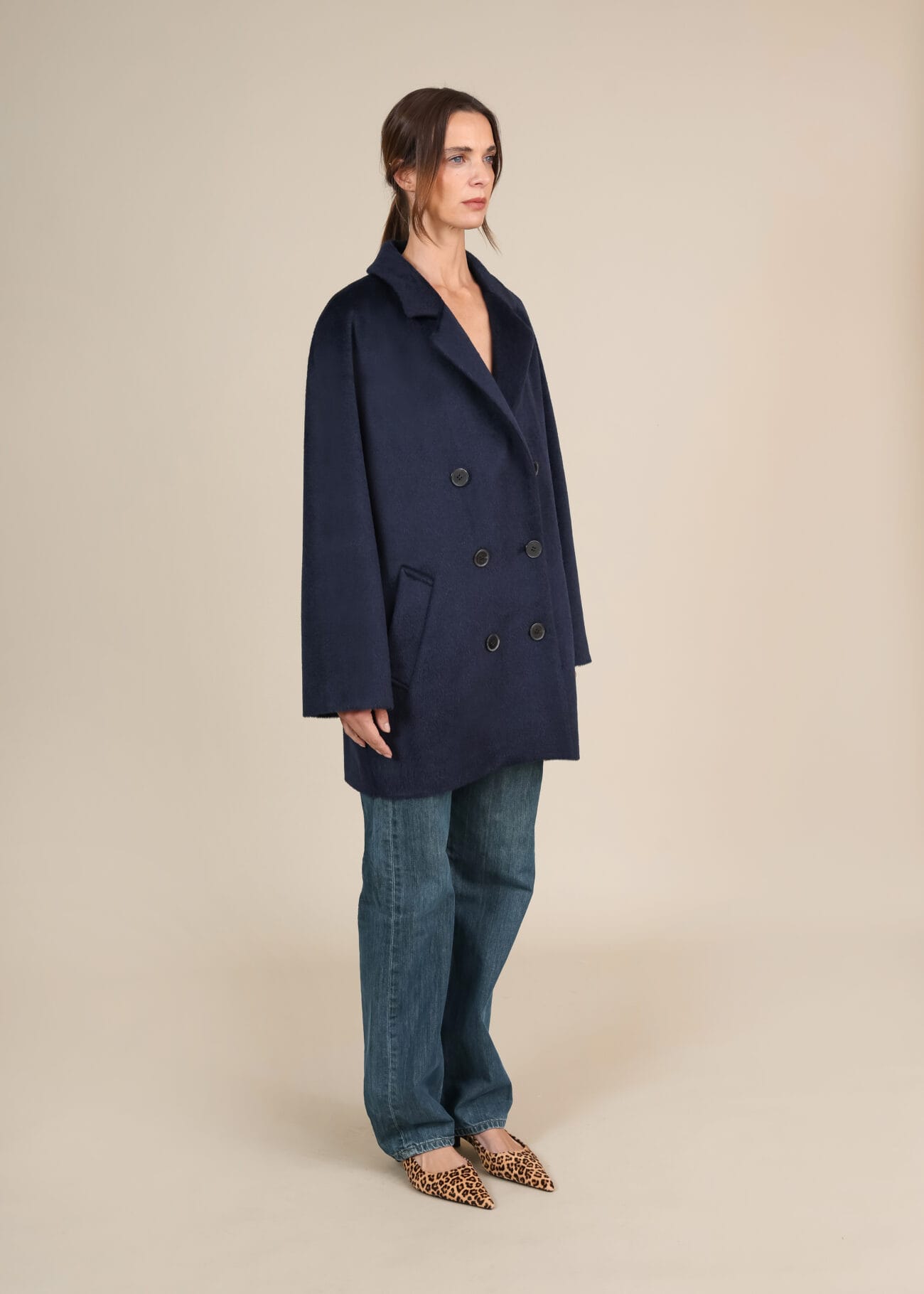 Baby Suri Alpaca Peacoat
