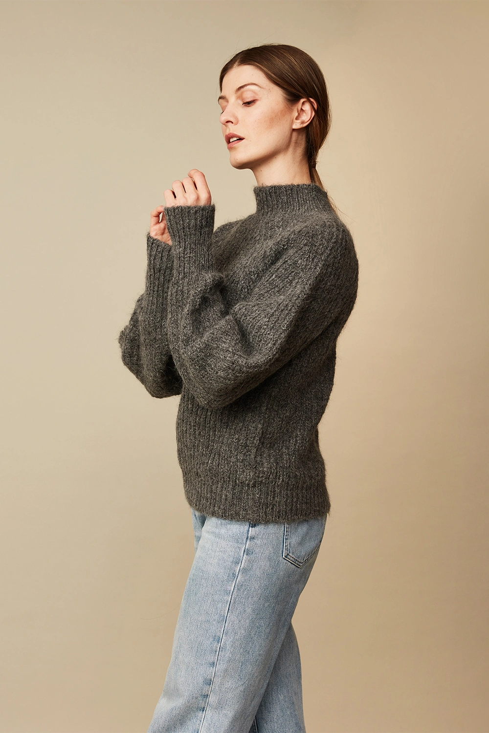 High-neck sweater